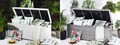 Rattan Gartenmöbel Kissenbox Auflagenbox Garten Auflagentruhe Kissen Box Truhe
