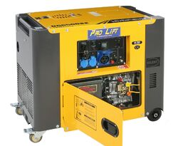 Silent Diesel Stromerzeuger Stromgenerator Dieselgenerator 230Volt 5500W W2447
