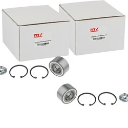 2X NTY RADLAGER SATZ VORNE BEIDSEITIG PASSEND FÜR FORD COUGAR MONDEO