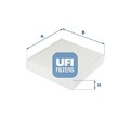 UFI Filter, Innenraumluft 53.256.00 für DACIA LADA  passend für NISSAN RENAULT