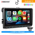 KAM + 9" Android 13 Autoradio Apple Carplay Für VW T5 Multivan GPS Navi WiFi RDS