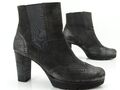 Paul Green Chelsea Schuhe Winter Stiefel Stiefeletten Boots Gr 39 UK 6 Leder TOP