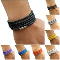 ARMBAND LEDERARMBAND LEDER BRAUN SCHWARZ HERREN DAMEN ARMBÄNDER LEATHER UNISEX