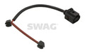Belagverschleißsensor Hinterachse links Scheibenbremse 30 92 9911 SWAG für AUDI