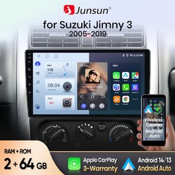 Für Suzuki Jimny SN 2005-2019 64G Android13 Autoradio CarPlay GPS Navi 4-kern