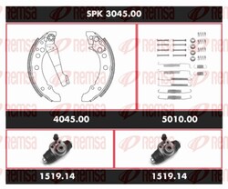 REMSA Bremsensatz Trommelbremse Super Precision Kit SPK 3045.00 180mm für VW 86C