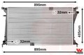 VAN WEZEL 43002490 Kühler für Motorkühlung Motorkühler Autokühler 