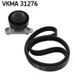 Keilrippenriemensatz SKF VKMA 31276 für VW SKODA SEAT POLO 5 6R1 6C1 UP 121 122