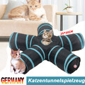 Katzentunnel Katze Haustier Spielzeug , Spieltunnel Faltbar Tunnel 3/4/5 Wege
