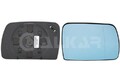 ALKAR 6472888 Spiegelglas Außenspiegel Rechts für BMW X5 (E53) Beheizbar Blau
