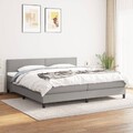 Boxspringbett mit Matratze und Kopfteil Bettgestell Stoff Polsterbett Bett