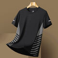 ⭐2025 Sommer kurzärmlig schnell trocknend Sport Casual T-Shirt Herren Eis Seide*