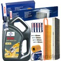 BOSCH INSPEKTIONSPAKET+FUCHS  5W30 ÖL passend für MINI ONE COOPER R55 56 57 58