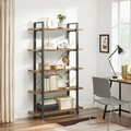 Bücherregal Standregal mit 5 Regalebenen Aktenregal Raumtrenner Regal SLL55BX