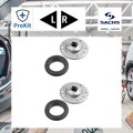 2x ORIGINAL® Sachs Reparatursatz, Federbeinstützlager Vorne für Opel Vectra C