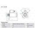 BOSCH Anlasser Starter 4kW 0 986 023 210