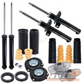 4x STOßDÄMPFER VORNE+HINTEN MIT DOMLAGER PROTECTION-KIT FÜR VW GOLF 5 1K 6 5K