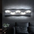 Wandleuchte Flurleuchte Kristalllampe LED Chrom Metall Designleuchte Wohnzimmer