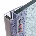 Magnet Duschdichtung Duschprofil Wasserabweiser Ersatzdichtung Duschtür UKM01-02