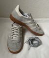 Adidas Sneaker Handball Spezial Leder Grau Weiß Gr.42