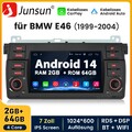 2+64G Für BMW E46 3er 318 320 325 M3 Rover Autoradio Android 14 Carplay GPS Navi