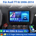 6+128G DAB+ Net Carplay Für Audi TT 8J 2006-2014 Android 13 Autoradio GPS NAVI