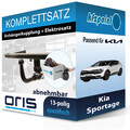Für Kia Sportage 18-22 ORIS Anhängerkupplung abnehmbar + 13polig E-Satz AHK