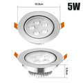 3-10X Flach LED Einbaustrahler Decken Leuchte Strahler Warmweiß/Kaltweiß 3W 5W