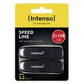 Intenso 128GB Speed Line double pack USB-Stick Retail 128 GB Schwarz 3533495 ...