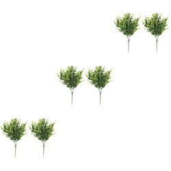  Set of 3 Eukalyptus Künstlich Künstliche Zweige Blätter Dekoration