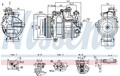 NISSENS 890919 Kompressor, Klimaanlage für MERCEDES-BENZ