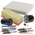 INSPEKTIONS-KIT INSPEKTIONSPAKET FILTER-SATZ +4 BOSCH ZÜNDKERZEN "D" FÜR NISSAN