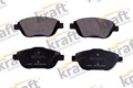 KRAFT AUTOMOTIVE Bremsbelagsatz, Scheibenbremse 6006252 für CITROËN