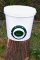 Futtertrog 10 Liter Eimer Futterautomat mit Bullauge Futterspender Hühner (F000)