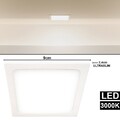 LED Decken Strahler Aufbau Panel weiß Gäste Zimmer Beleuchtung ALU Spot Lampe