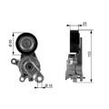 GATES Spannrolle, Keilrippenriemen  u.a. für AUDI, SEAT, SKODA, VW
