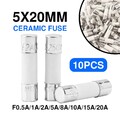 5x20mm Flink Netzteile 1A bis 20A NEU 10 Stück Feinsicherungen