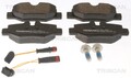 Bremsbelagsatz Scheibenbremse TRISCAN 8110 23043 für VIANO MERCEDES VITO Bus 109