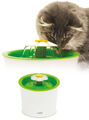 Catit Senses 2.0 Blumen-Trinkbrunnen-Grün  3 Liter für Katzen 43742W