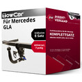 Für GLA Typ H247 (TowCar) Anhängerkupplung abnehmbar + E-Satz 7pol universell