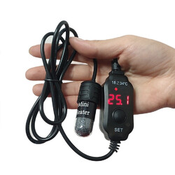 Mini Aquarium Regelheizer Heizstab Kleine Heizung mit Temperaturregler 10W