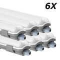 6x 150cm LED Feuchtraumleuchte Wannenleuchte Deckenleuchte T8 Röhre Neonlampe