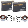 2x DENCKERMANN RADLAGER-SATZ VORNE passend für DAEWOO NEXIA OPEL ASCONA ASTRA CO