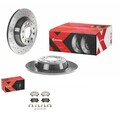 brembo BREMSSCHEIBEN + XTRA BELÄGE HINTEN passend für VW GOLF 5 6 TOURAN A3 8P