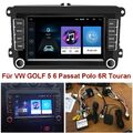 7" Autoradio Android 9.1 GPS Navi BT für VW GOLF 5 6 Plus Touran Polo Caddy EOS