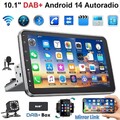 32G Android 14 Carplay DAB+ Autoradio GPS Navi 1 DIN 360° Drehbar Bildschirm+KAM