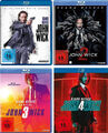 4 Blu-rays * JOHN WICK KAPITEL 1 + 2 + 3 + 4 IM SET - FSK 18 # NEU OVP /$§