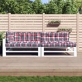 Palettenkissen Set Palettensofa Palettenpolster Sitzkissen 5-tlg. Stoff vidaXL