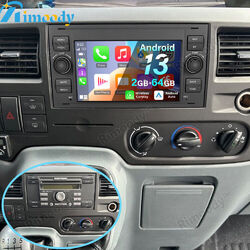 2+64G Carplay Android 13 Autoradio NAVI GPS RDS WIFI Für Ford Transit 2007-2012