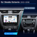 Android 13 Carplay Autoradio GPS Navi WIFI BT SWC KAM Für Skoda Octavia 13-2018
